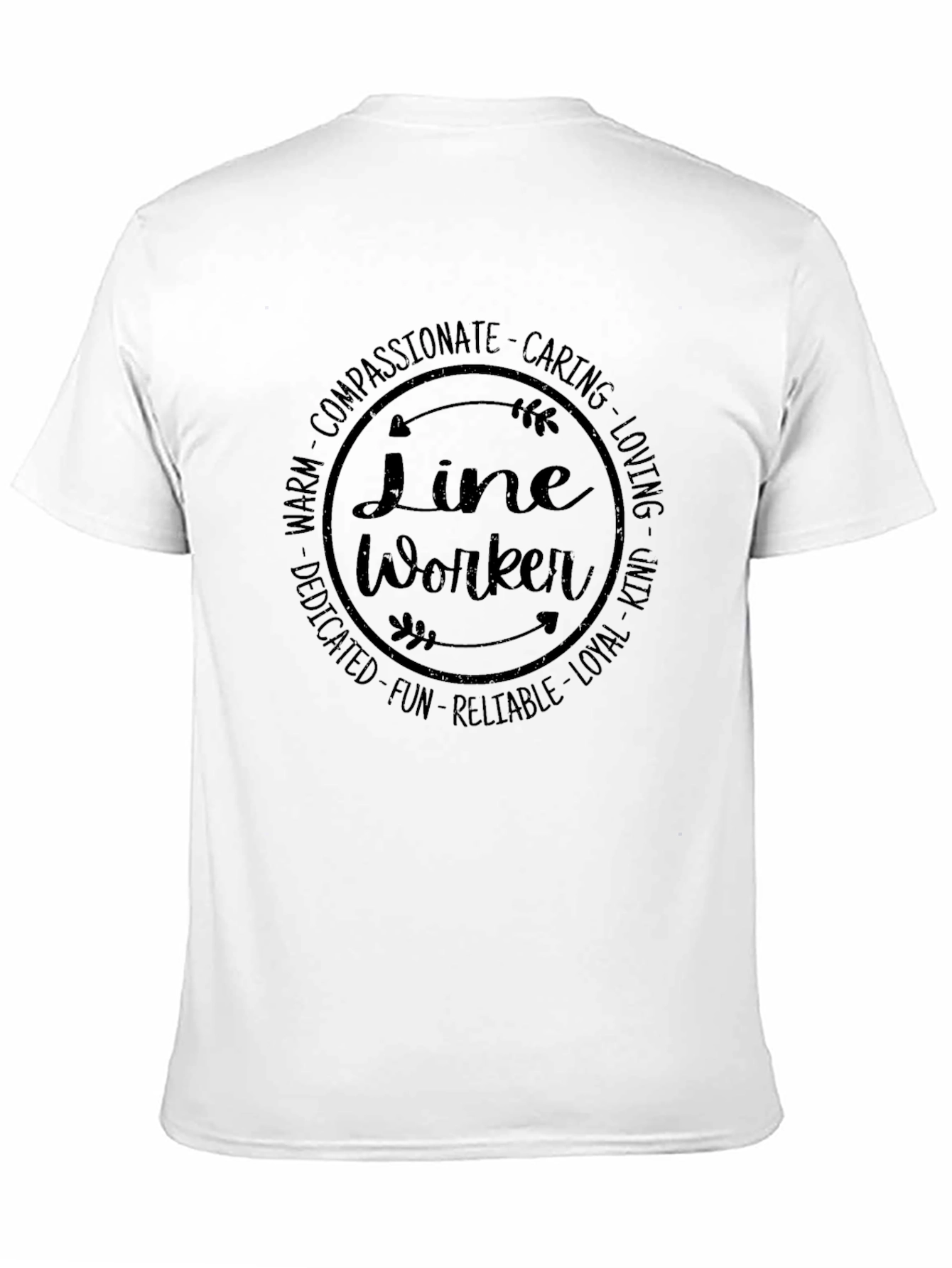 Line Worker Crewneck T-Shirt