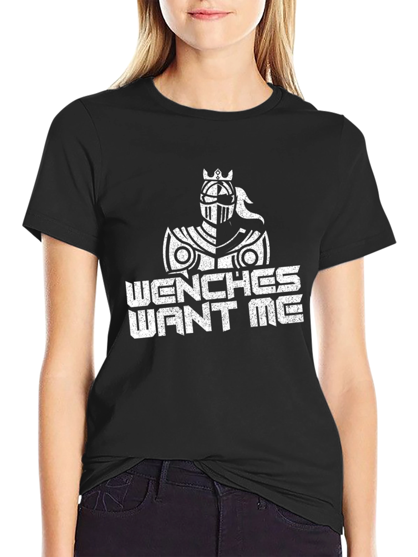 Wenches Want Me Knight Graphic Tee