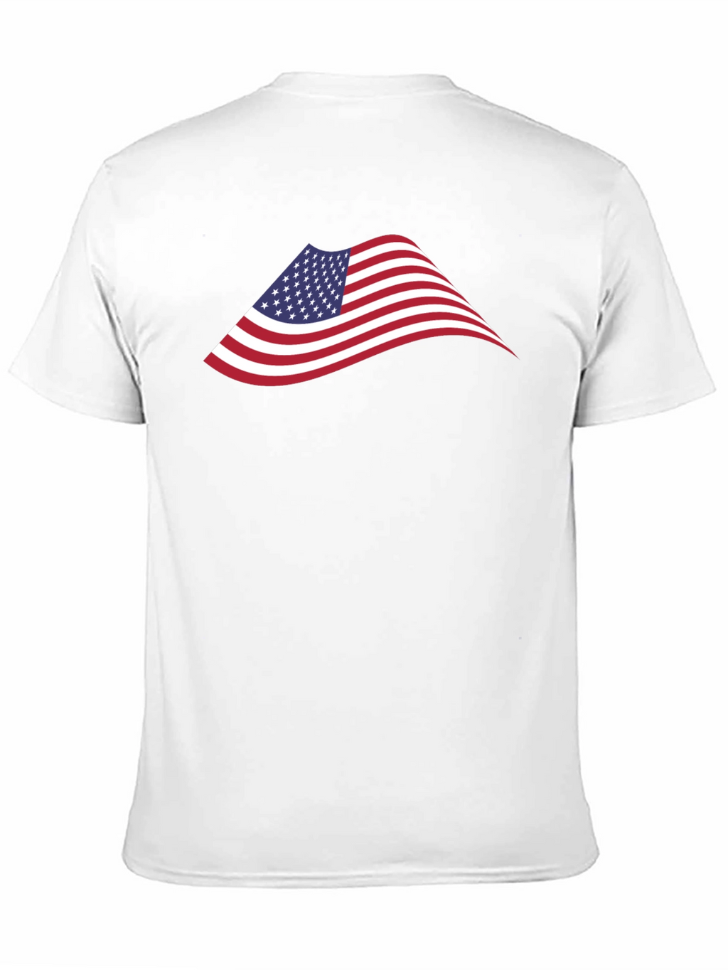 American Flag Graphic Black T-Shirt