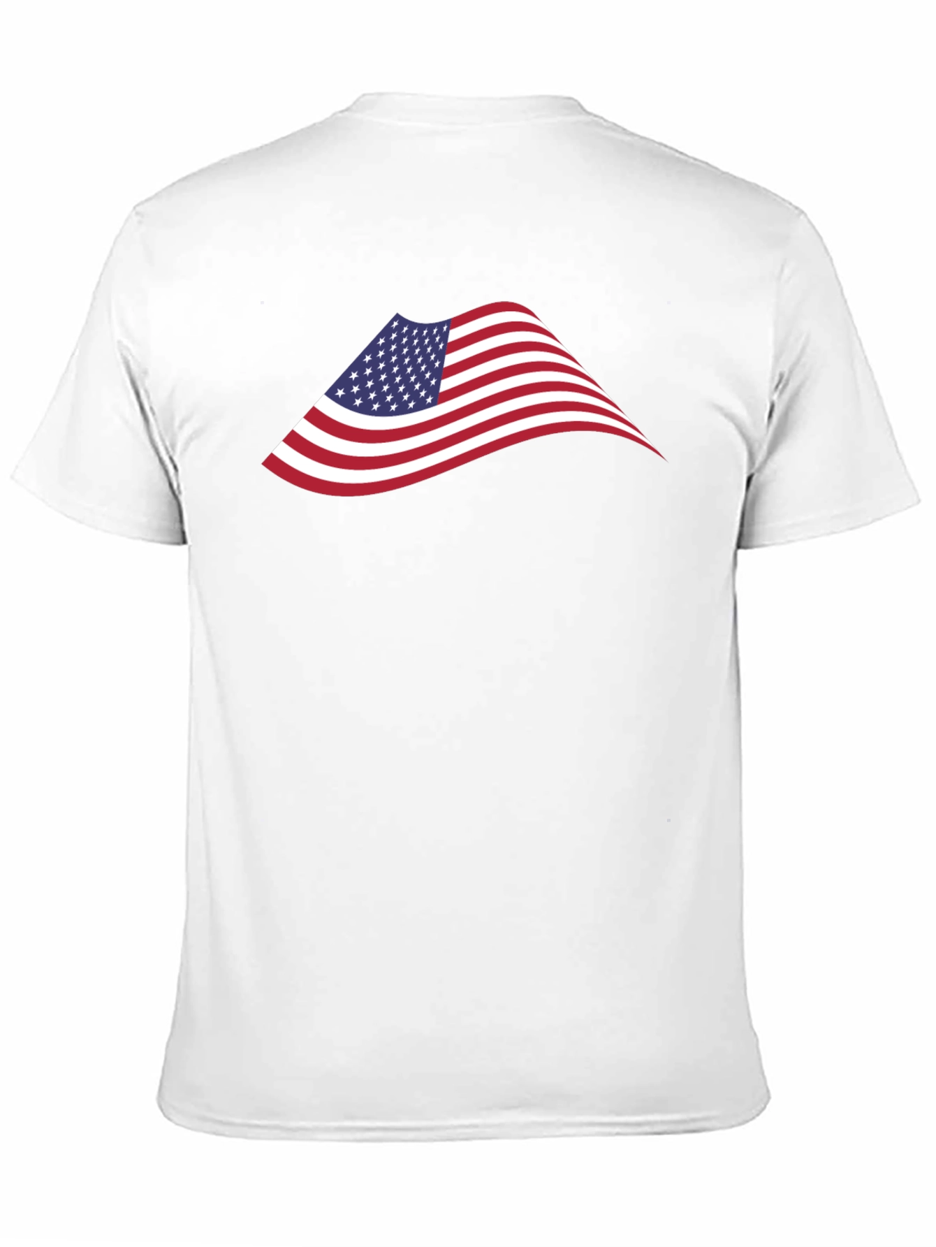 American Flag Graphic Black T-Shirt