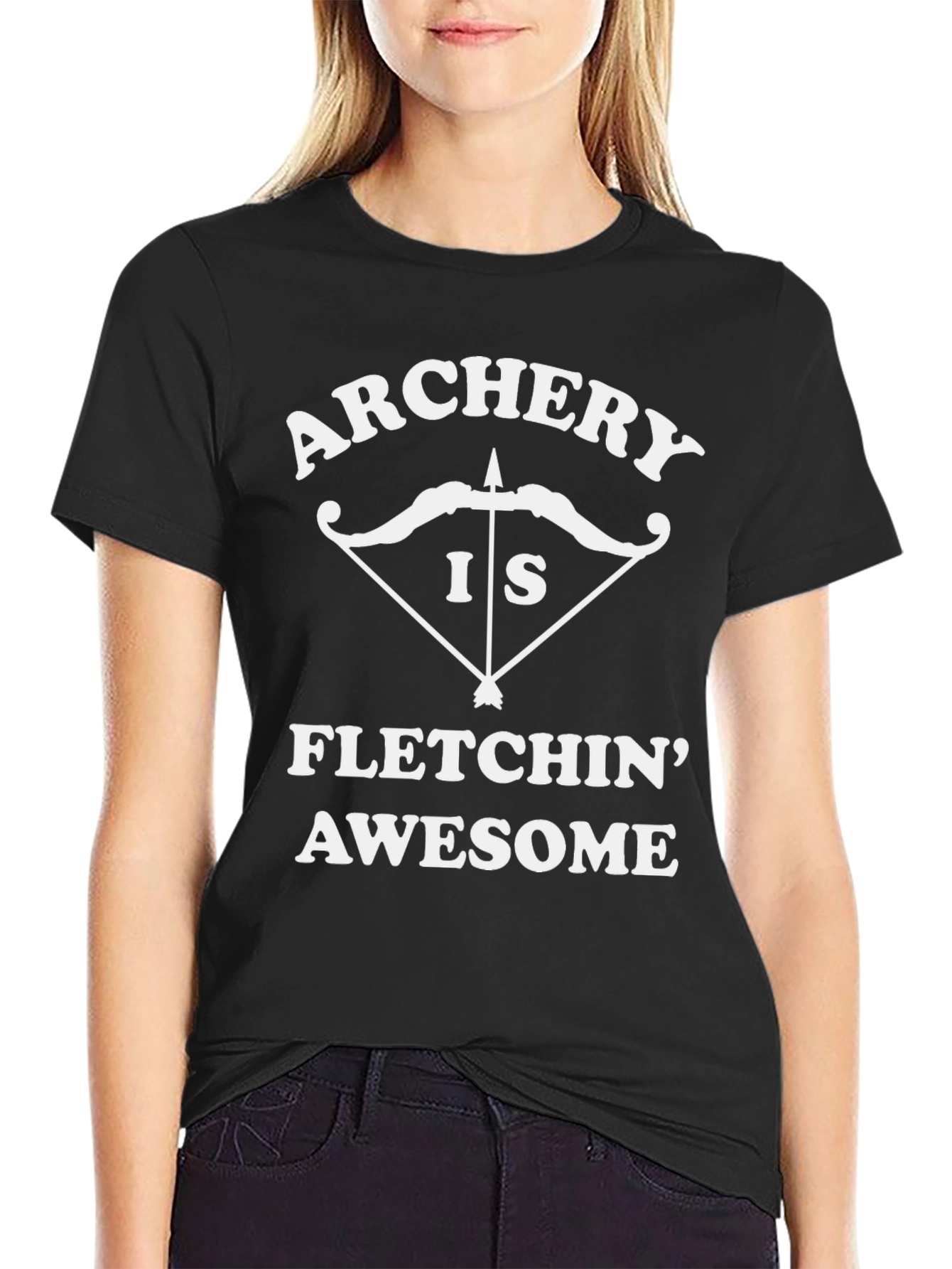 Archery Fletchin Awesome Graphic Tee