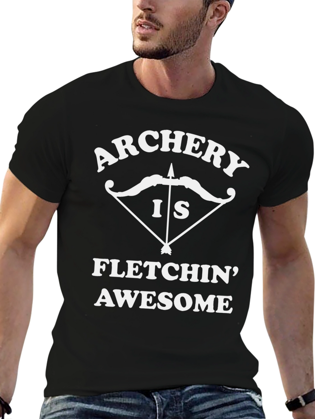 Archery Fletchin Awesome Graphic Tee