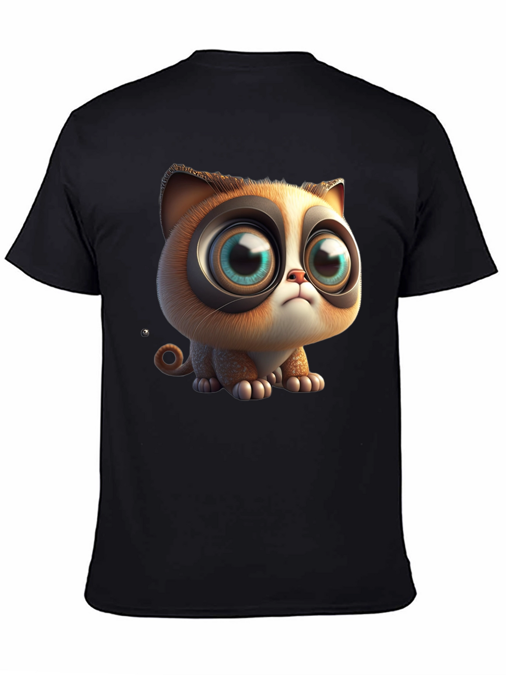 Cute Cartoon Cat T-Shirt - Graphic Tee