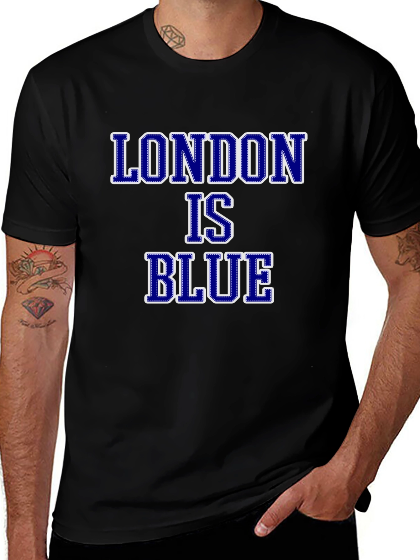 London is Blue Graphic Tee - Chelsea FC Fan Shirt