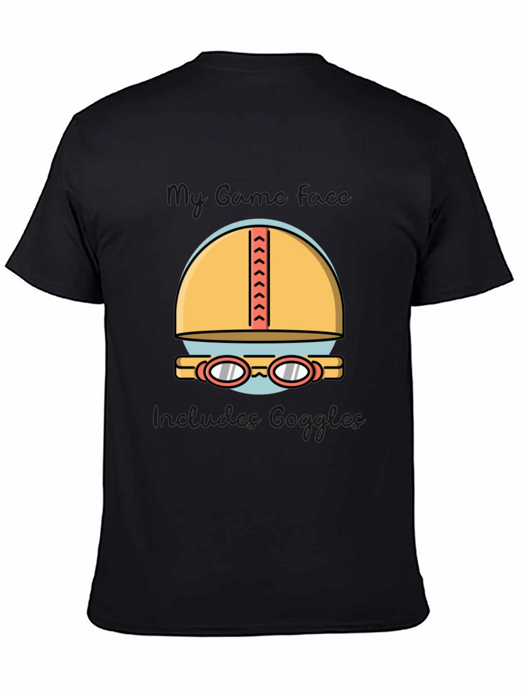 Swimmers Dream T-Shirt: Cap & Goggles Graphic Tee