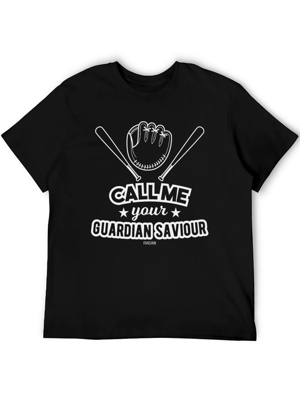 Call Me Your Guardian Saviour Baseball T-Shirt