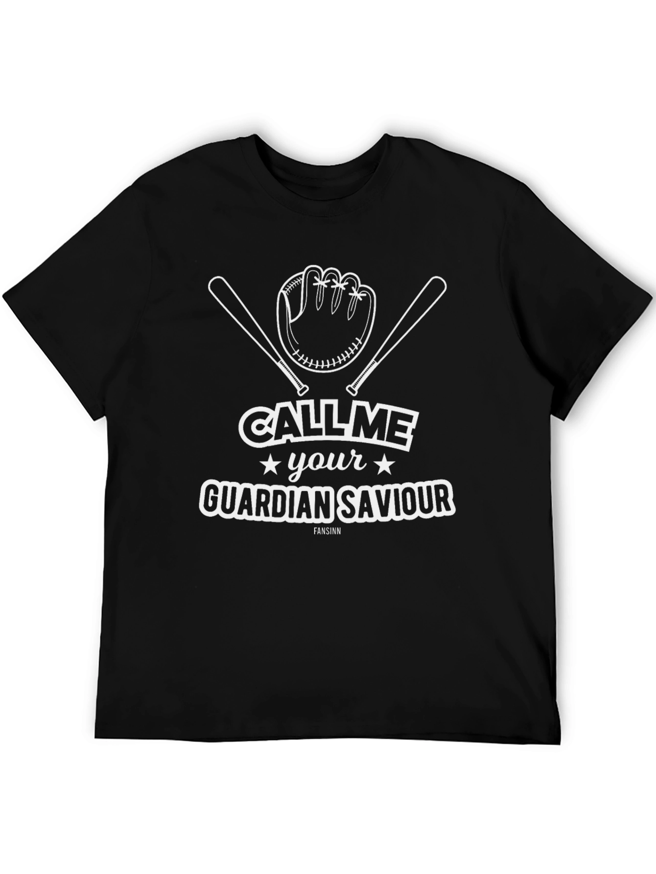 Call Me Your Guardian Saviour Baseball T-Shirt