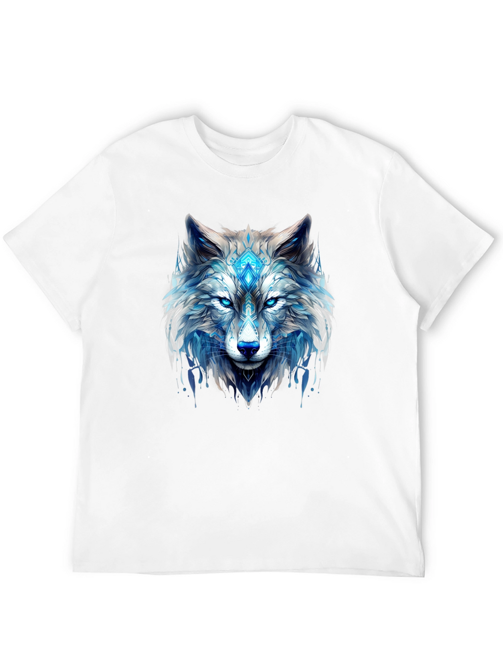 Cool Wolf Graphic Black T-Shirt