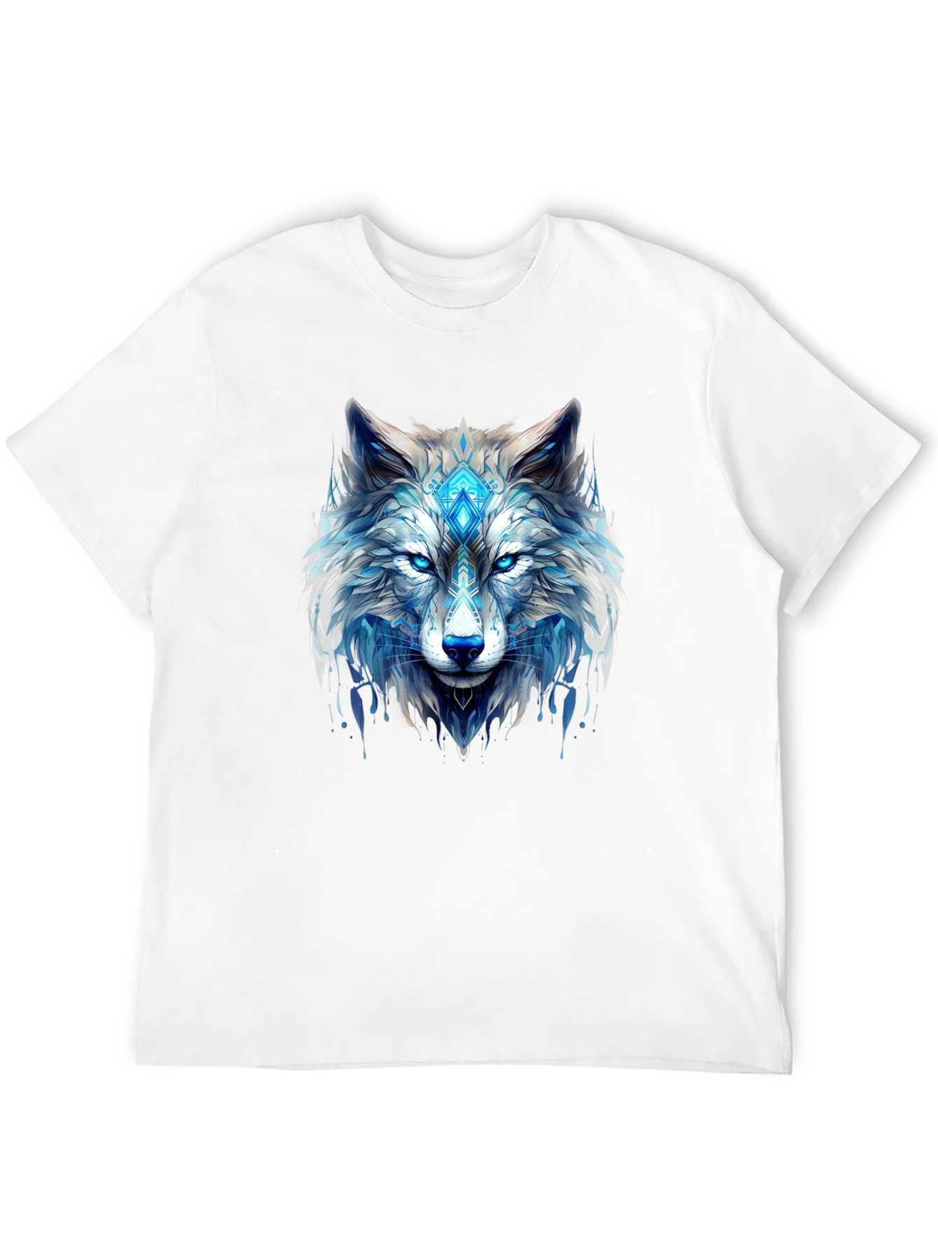 Cool Wolf Graphic Black T-Shirt