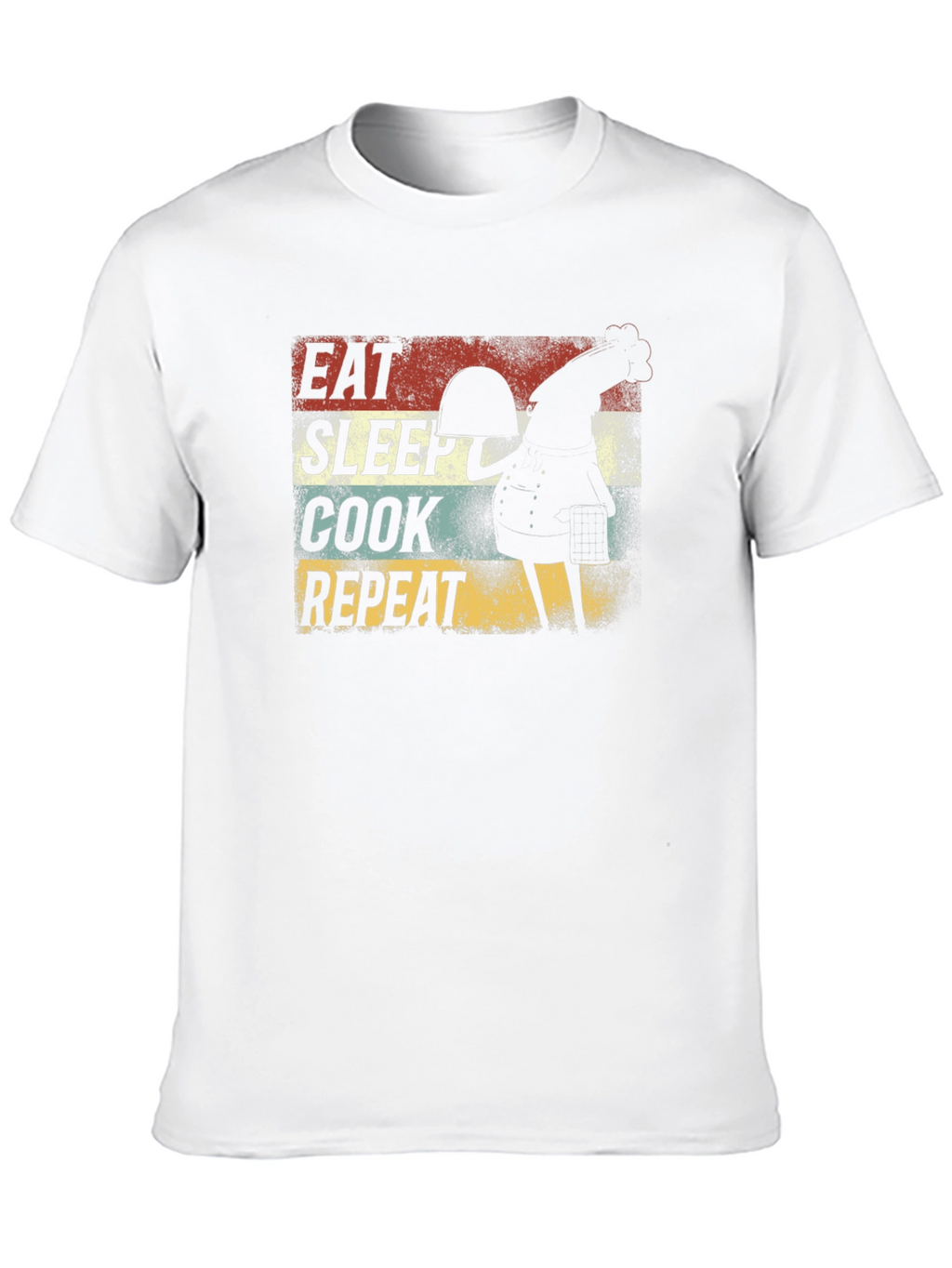 Eat Sleep Cook Repeat Rooster Graphic Tee