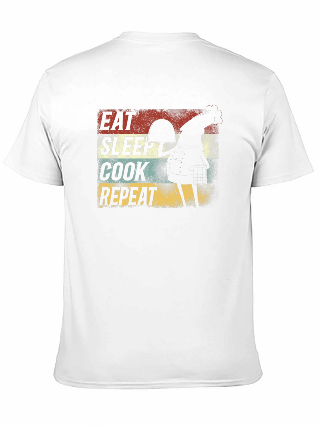 Eat Sleep Cook Repeat Rooster Graphic Tee