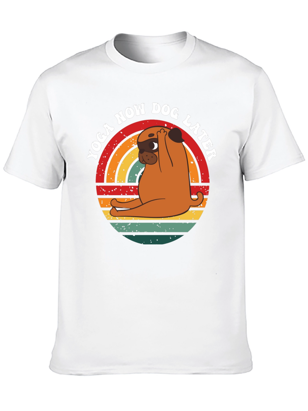 Yoga Now Dog Later Graphic T-Shirt