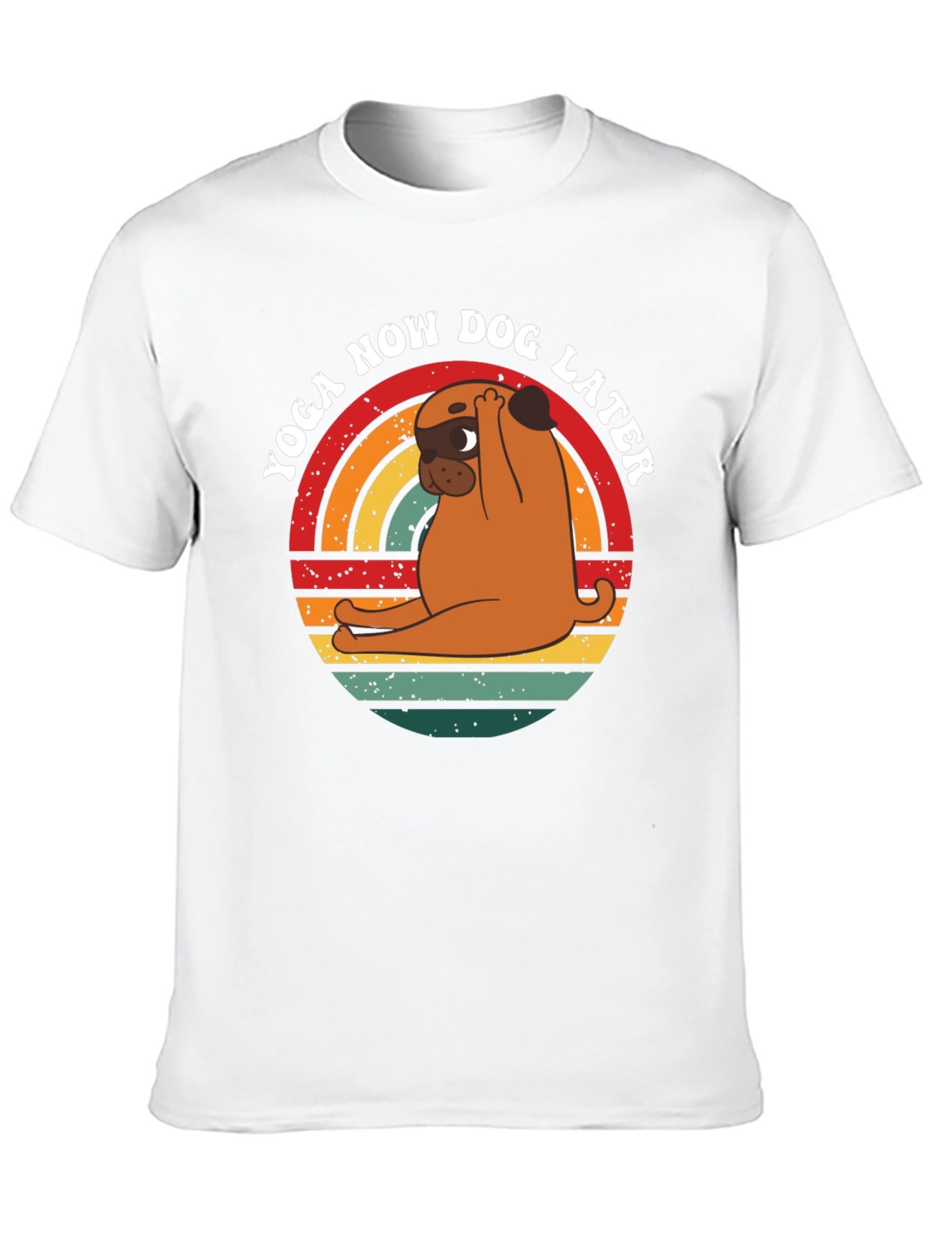 Yoga Now Dog Later Graphic T-Shirt