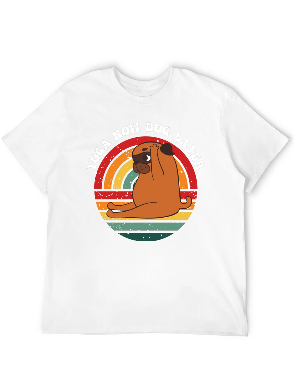 Yoga Now Dog Later Graphic T-Shirt