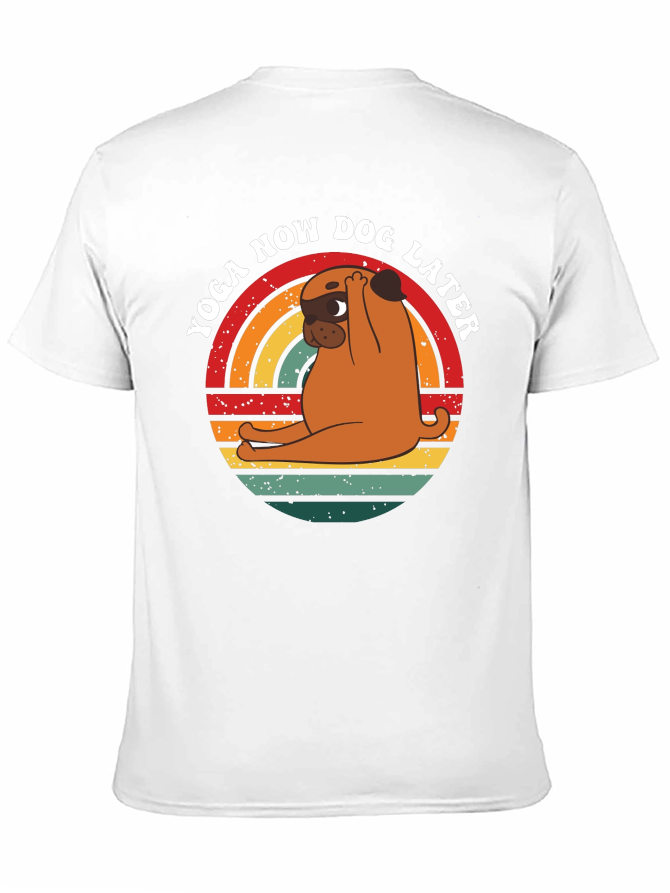 Yoga Now Dog Later Graphic T-Shirt