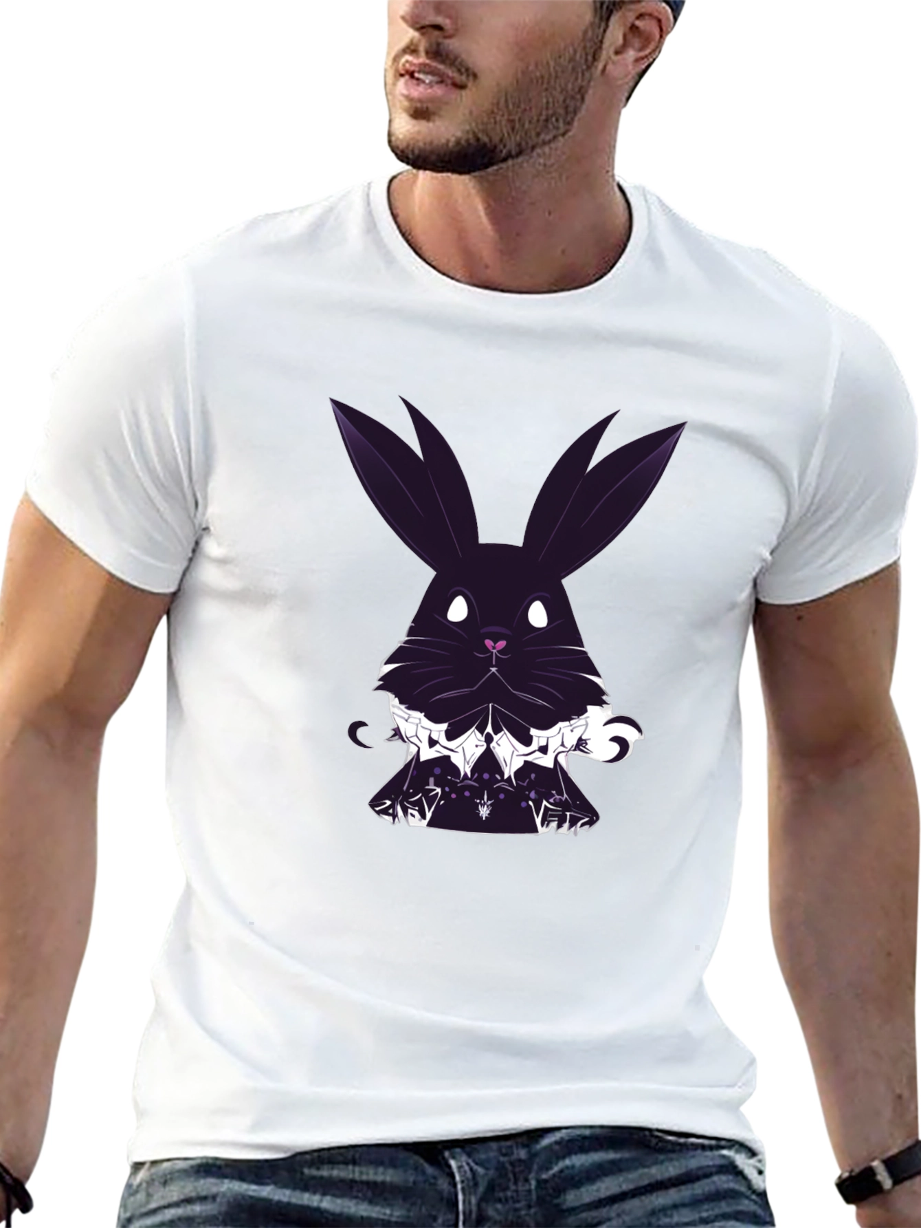 Gothic Rabbit Graphic Tee