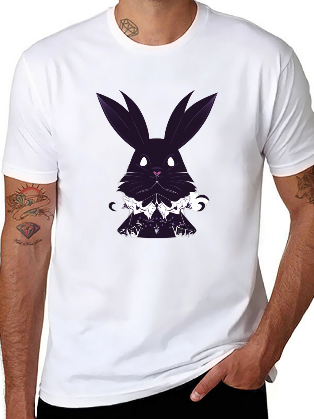 Gothic Rabbit Graphic Tee