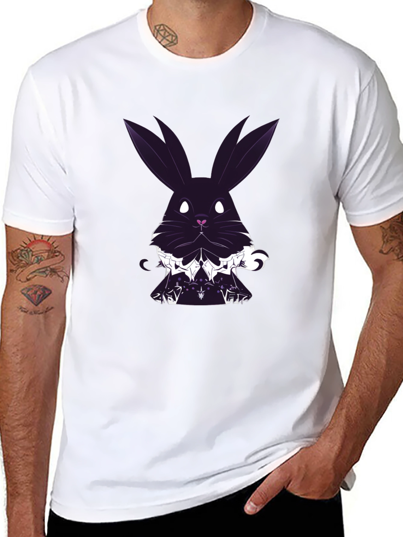Gothic Rabbit Graphic Tee
