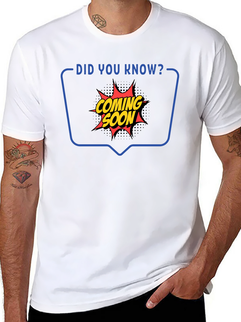 Coming Soon Graphic Tee - Did You Know T-Shirt