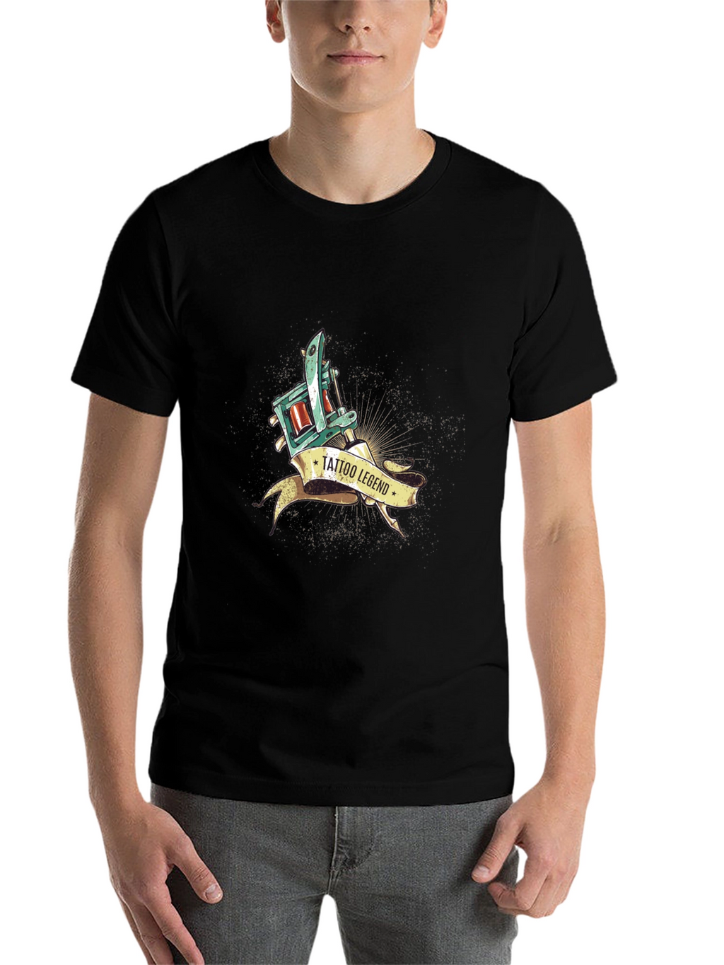 Tattoo Legend Graphic Tee - Black
