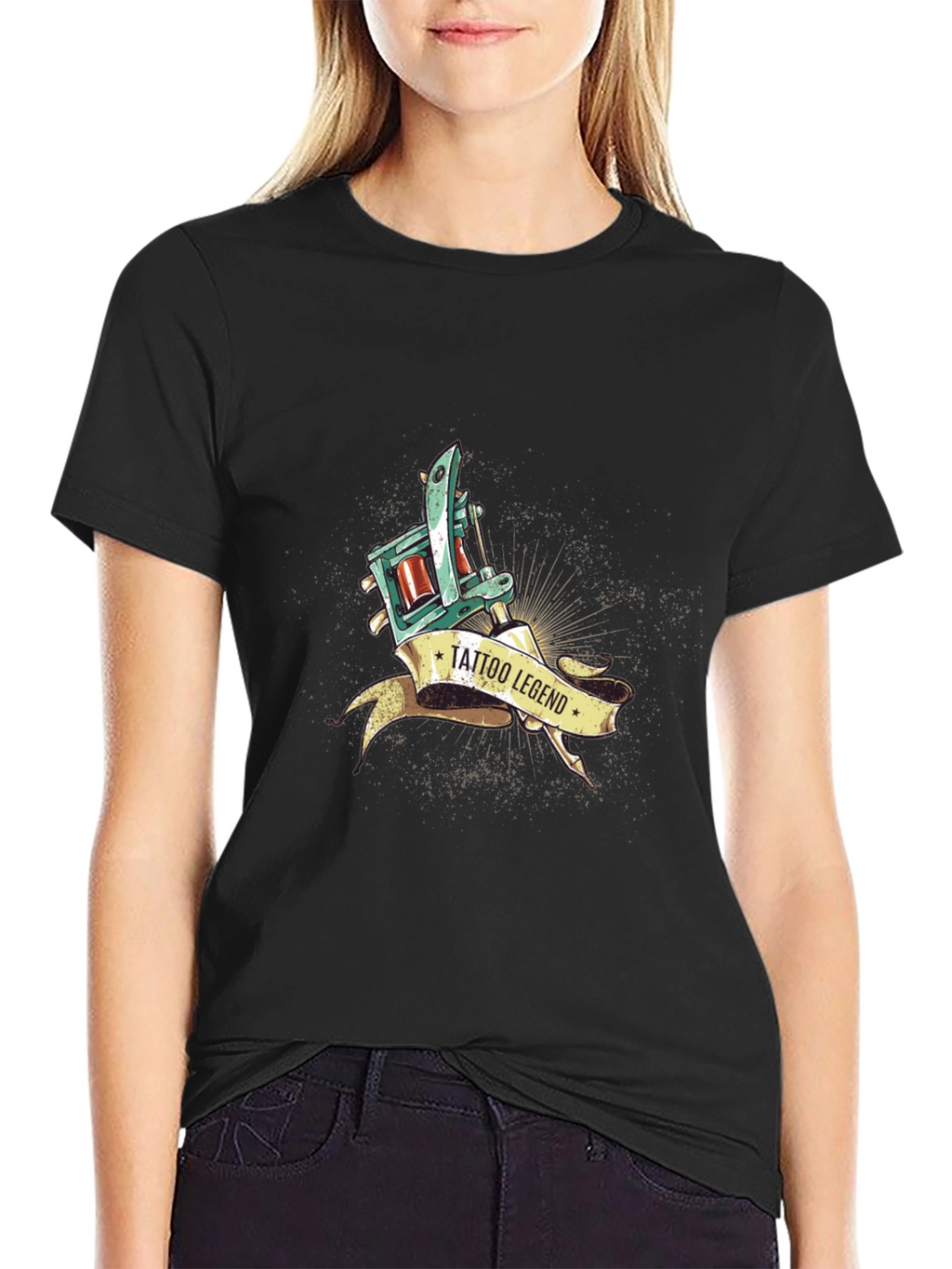 Tattoo Legend Graphic Tee - Black