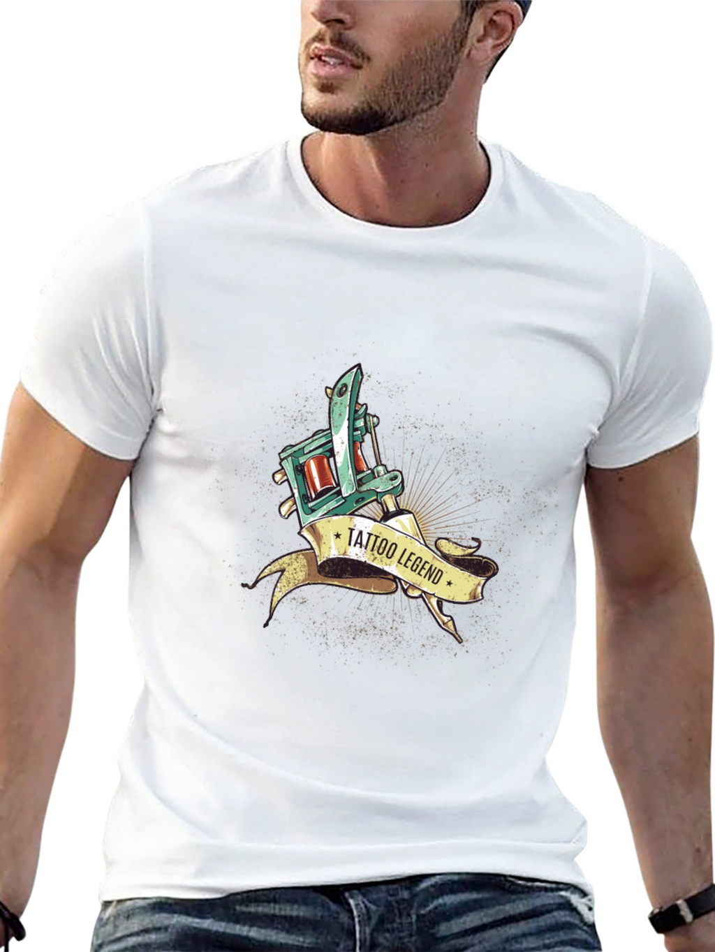 Tattoo Legend Graphic Tee - Black