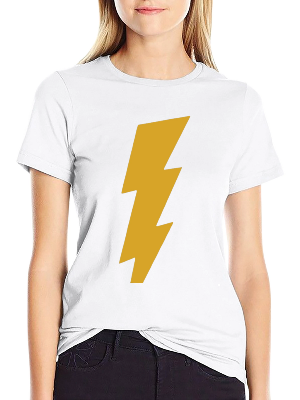 Lightning Bolt Graphic T-Shirt - Bold Style