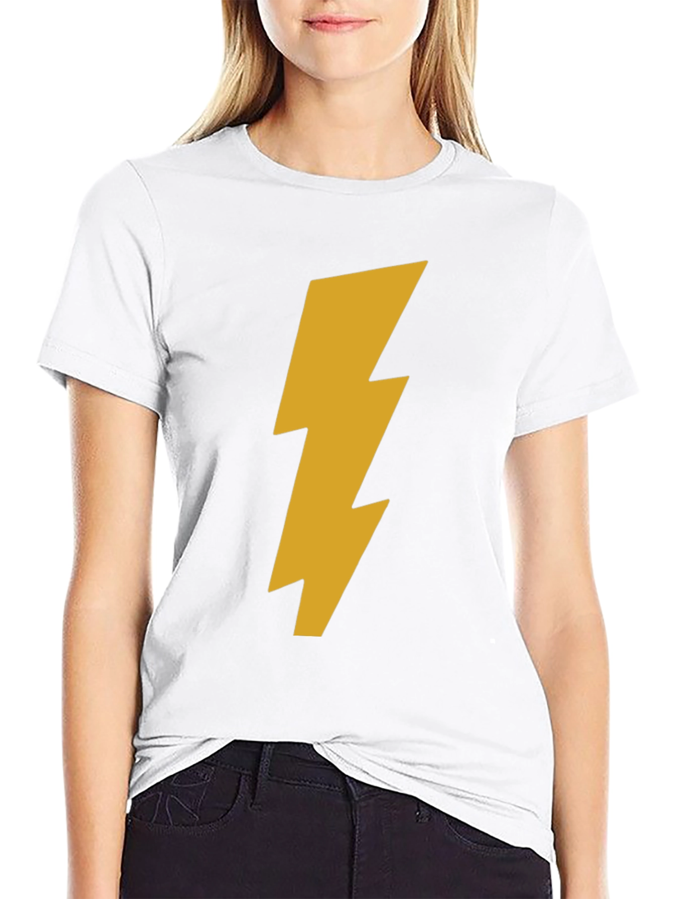 Lightning Bolt Graphic T-Shirt - Bold Style