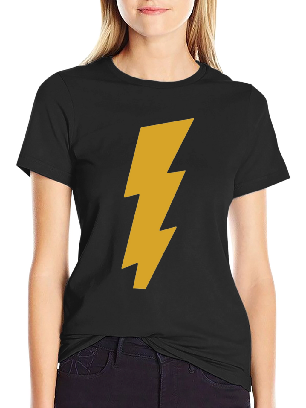 Lightning Bolt Graphic T-Shirt - Bold Style