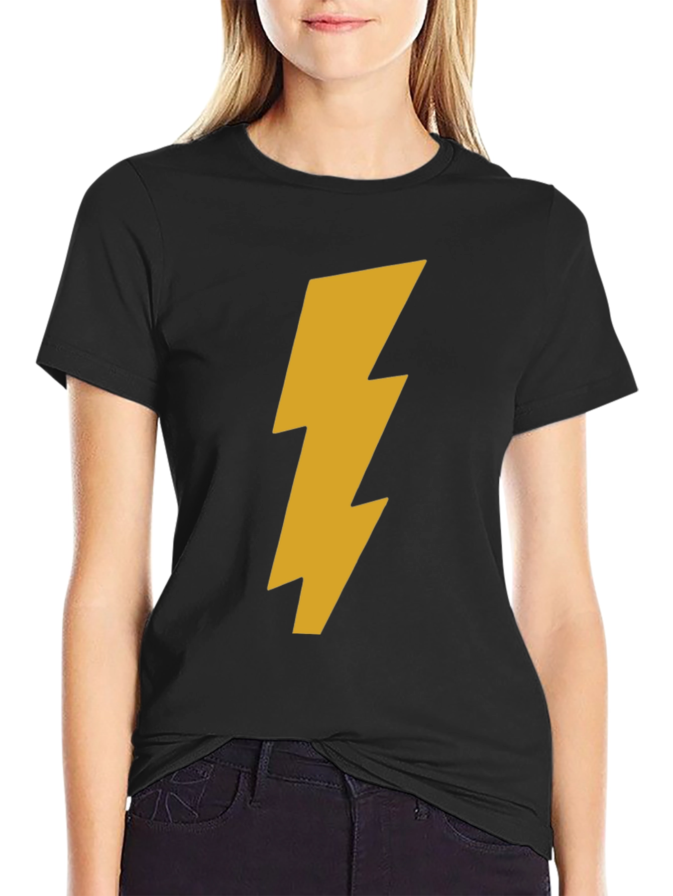 Lightning Bolt Graphic T-Shirt - Bold Style