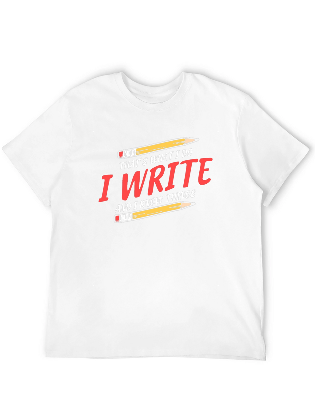 I Write and I Know Things Black T-Shirt