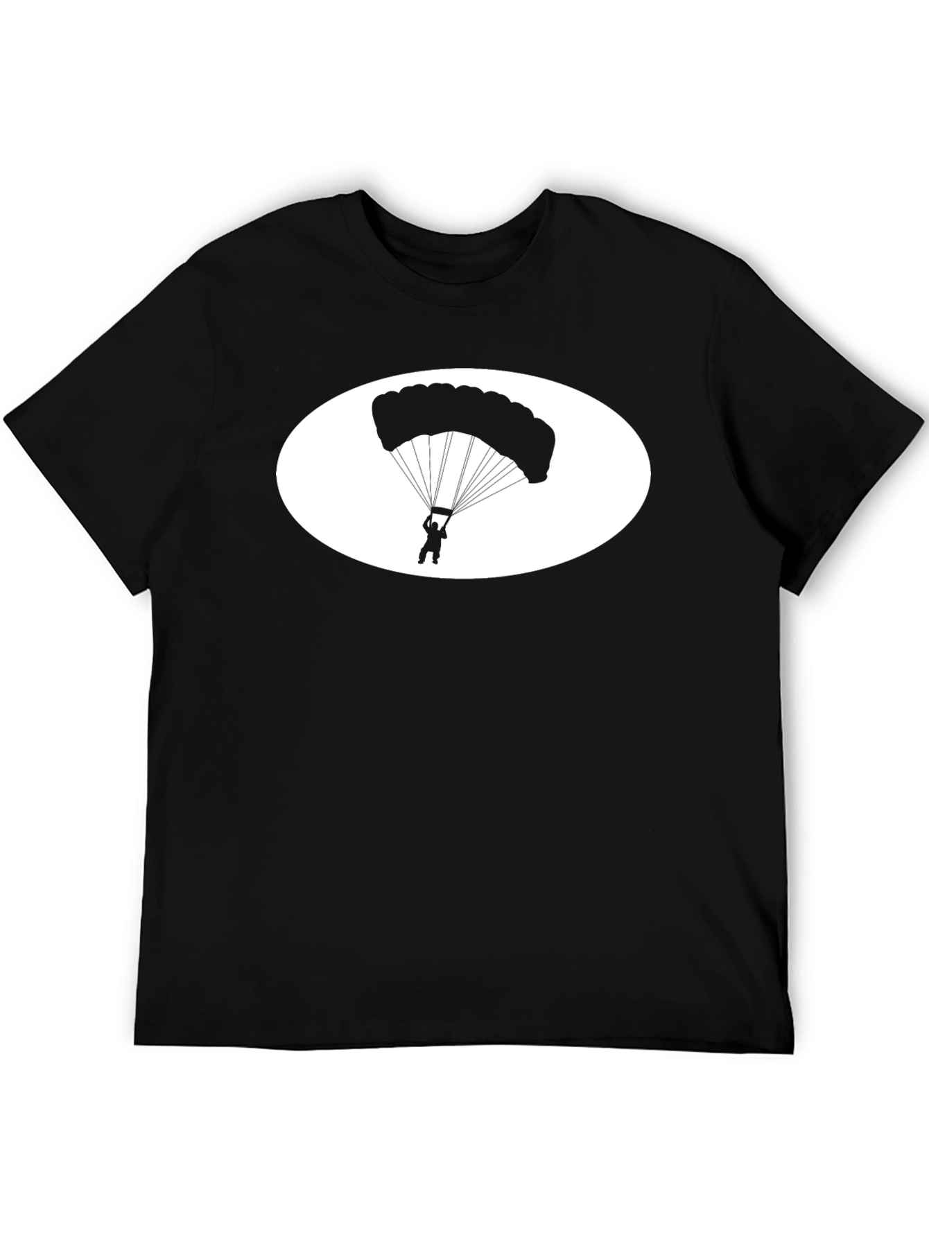 Skydiving Parachute Graphic T-Shirt