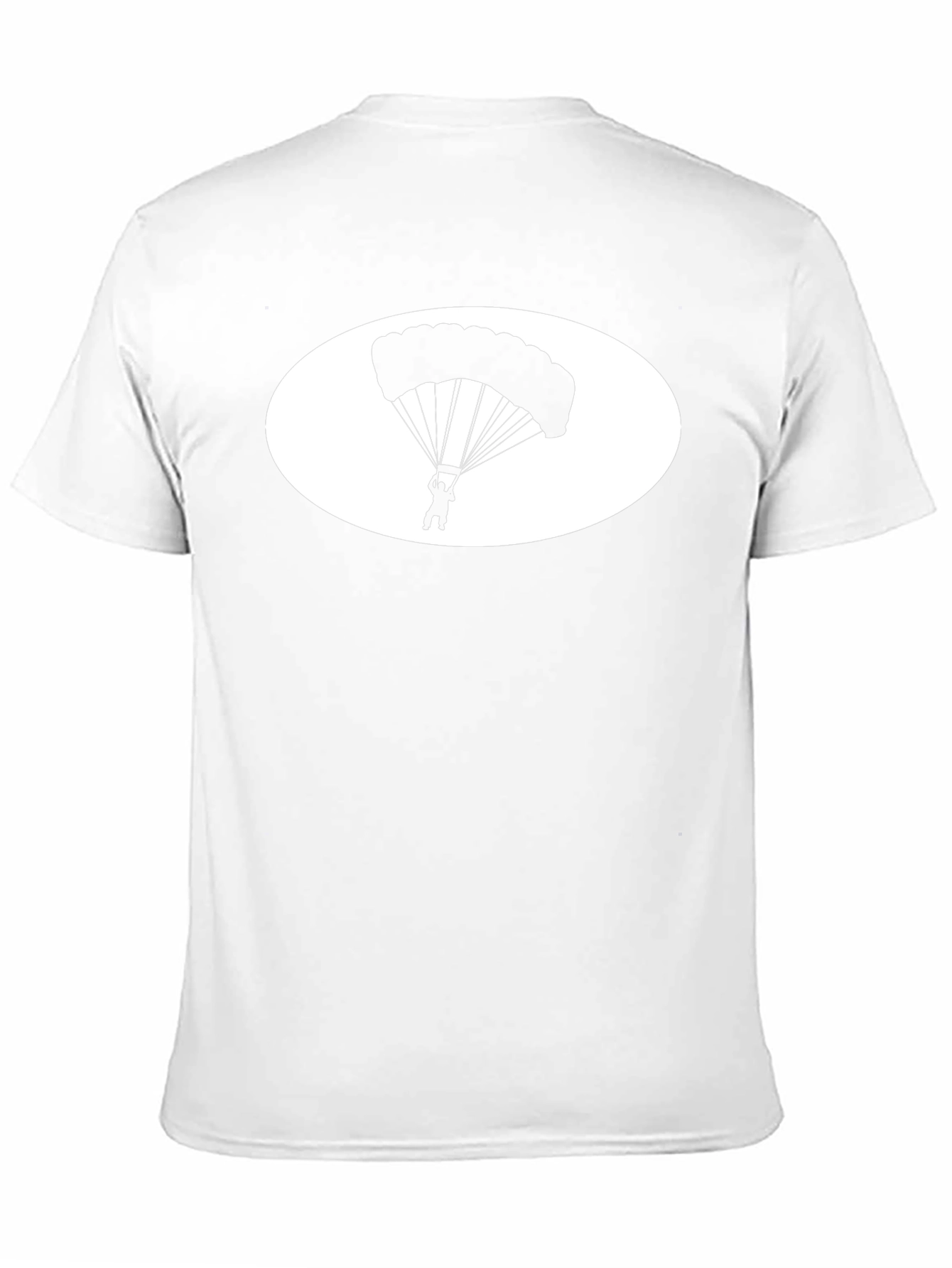 Skydiving Parachute Graphic T-Shirt