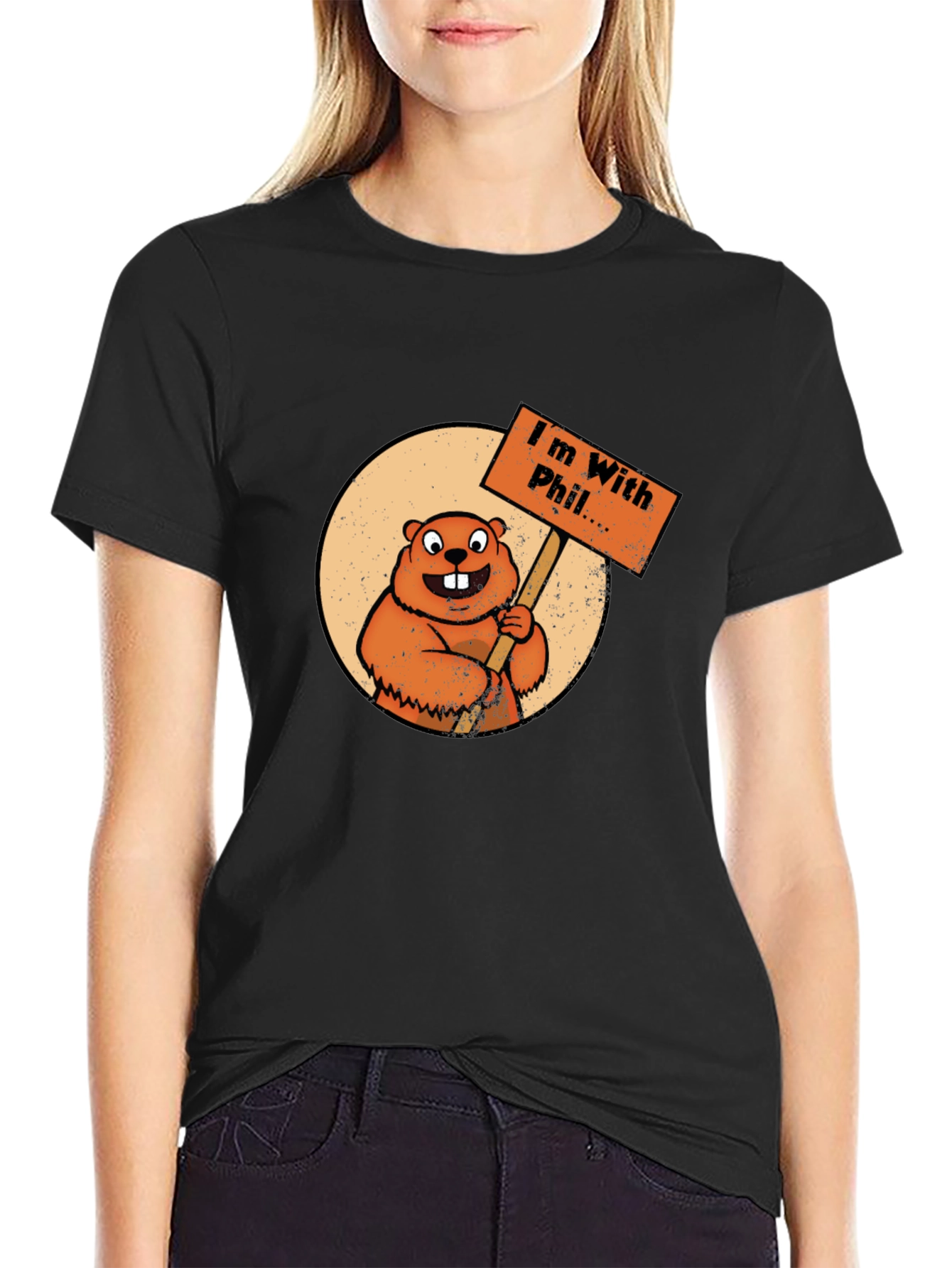 Im With Phil Groundhog Day T-Shirt