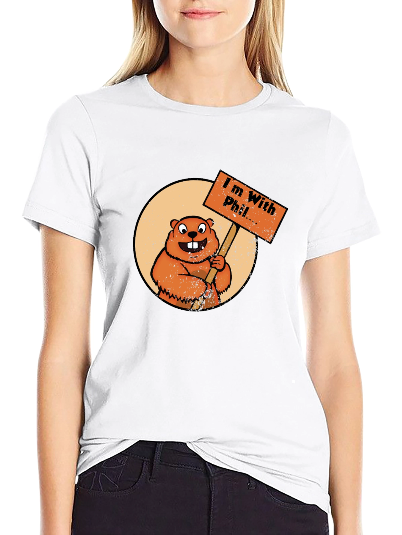 Im With Phil Groundhog Day T-Shirt