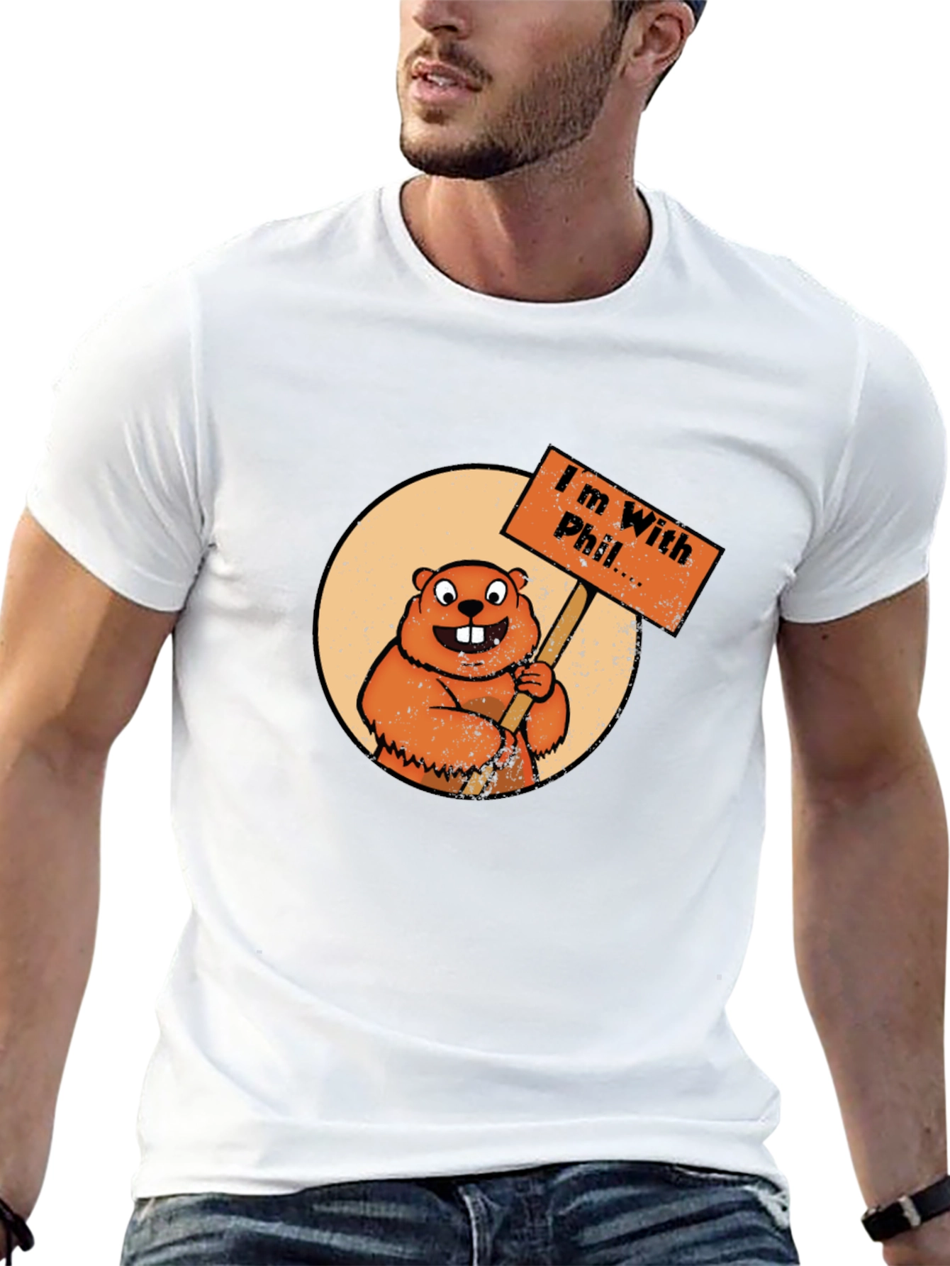 Im With Phil Groundhog Day T-Shirt