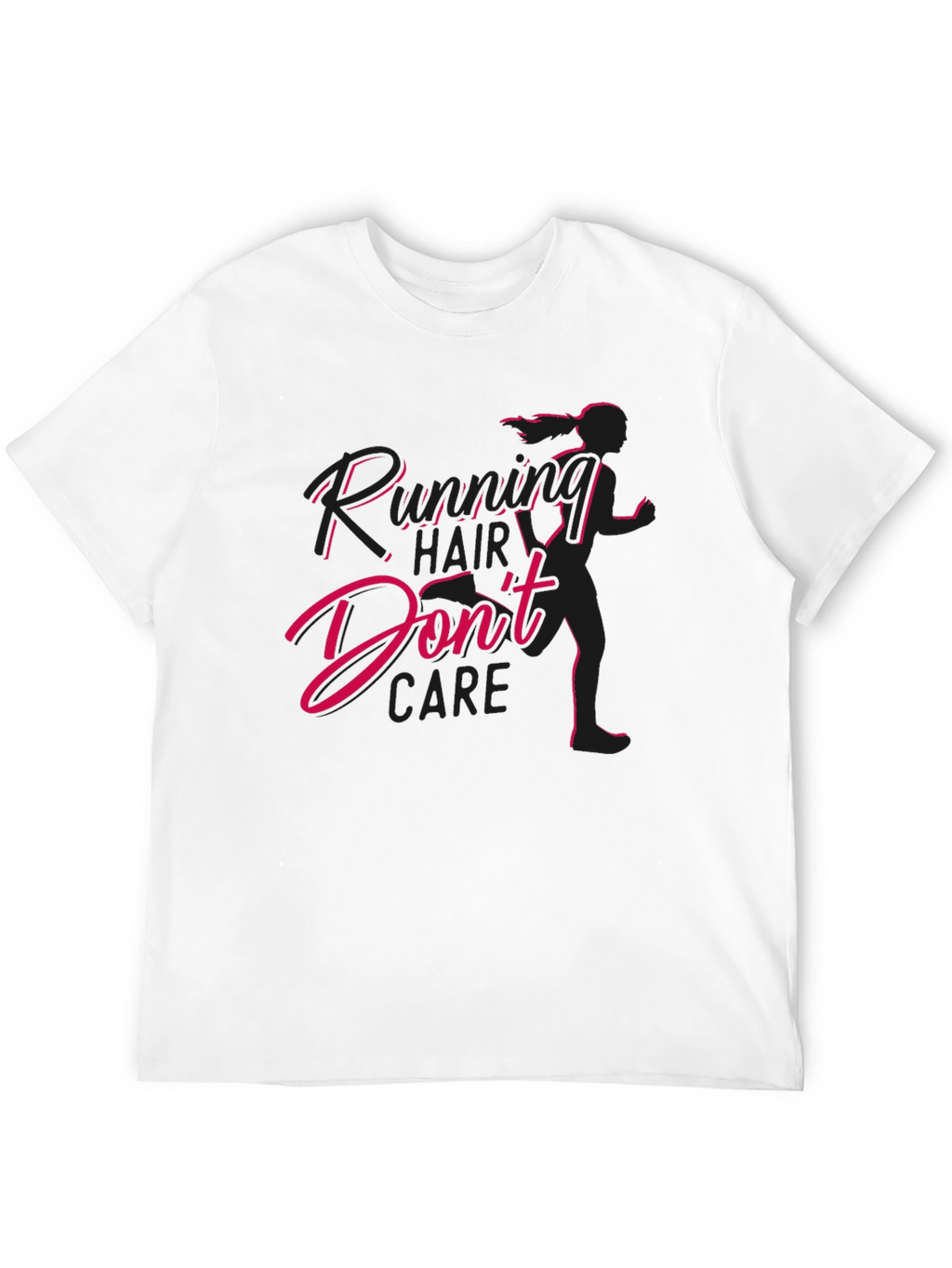Running Hair Dont Care Graphic Tee