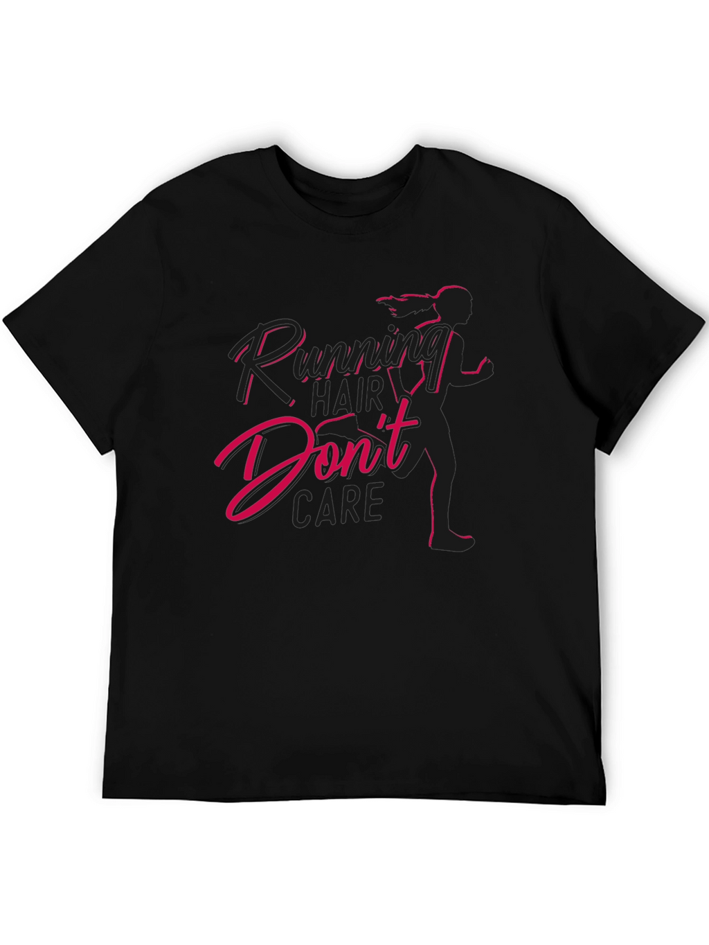 Running Hair Dont Care Graphic Tee