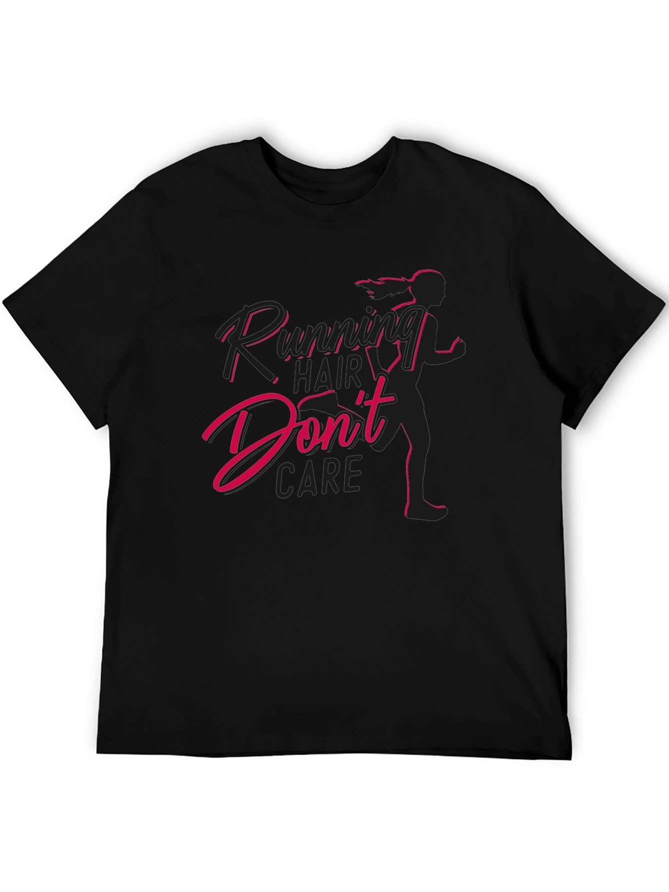 Running Hair Dont Care Graphic Tee