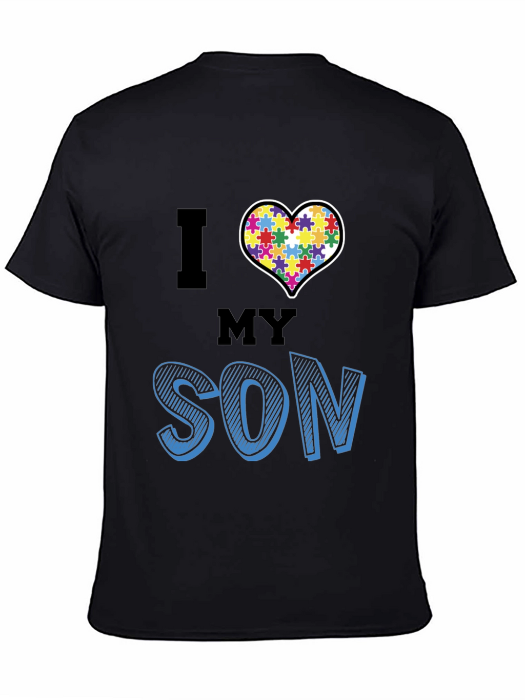I Love My Son Autism Awareness T-Shirt