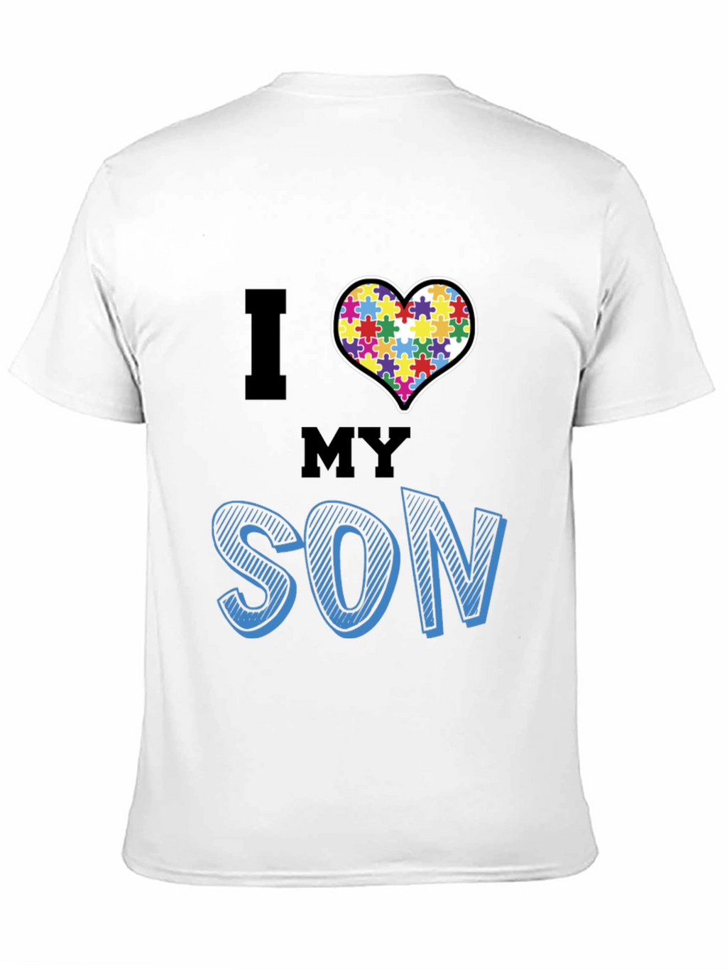 I Love My Son Autism Awareness T-Shirt