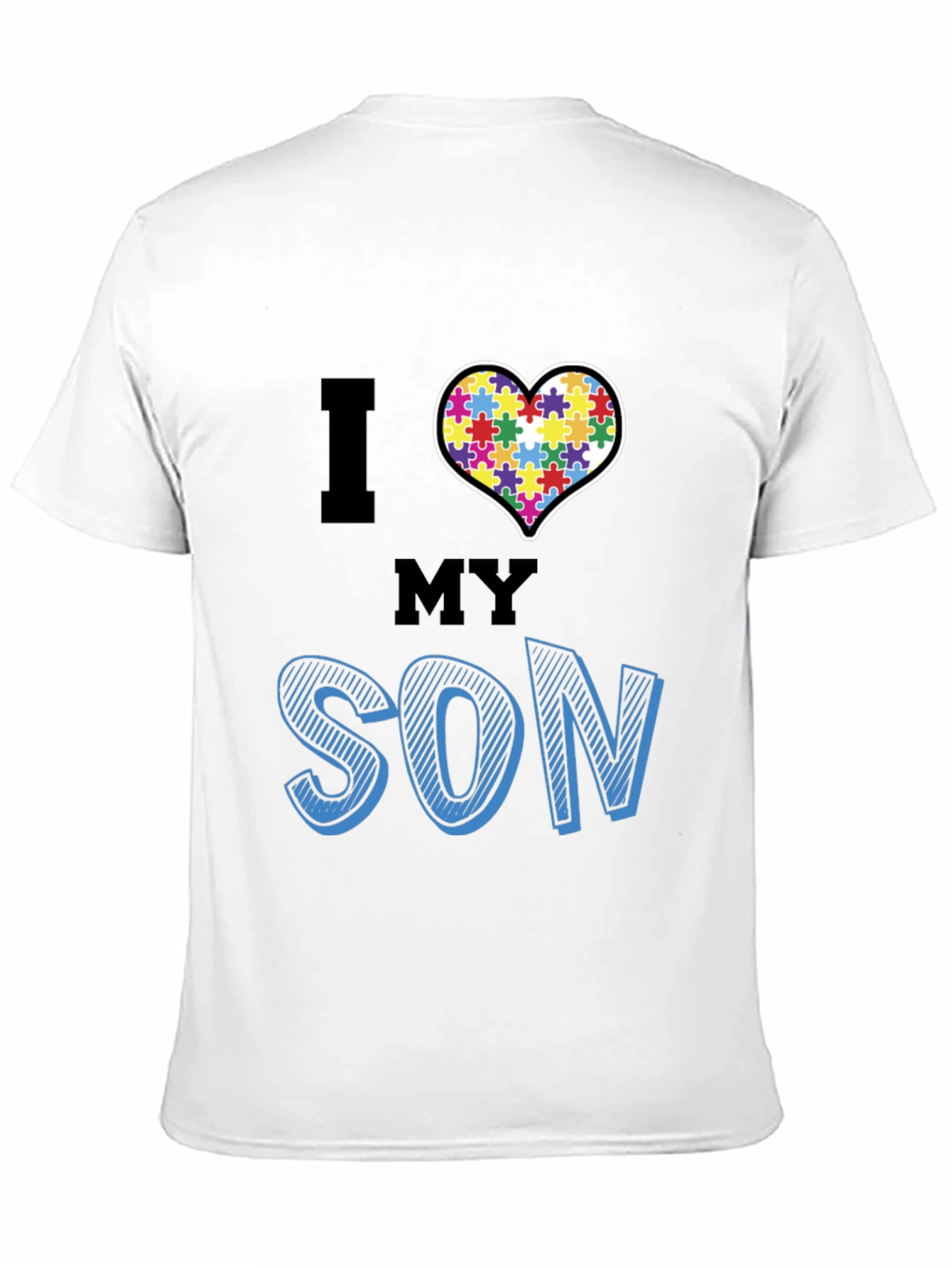 I Love My Son Autism Awareness T-Shirt