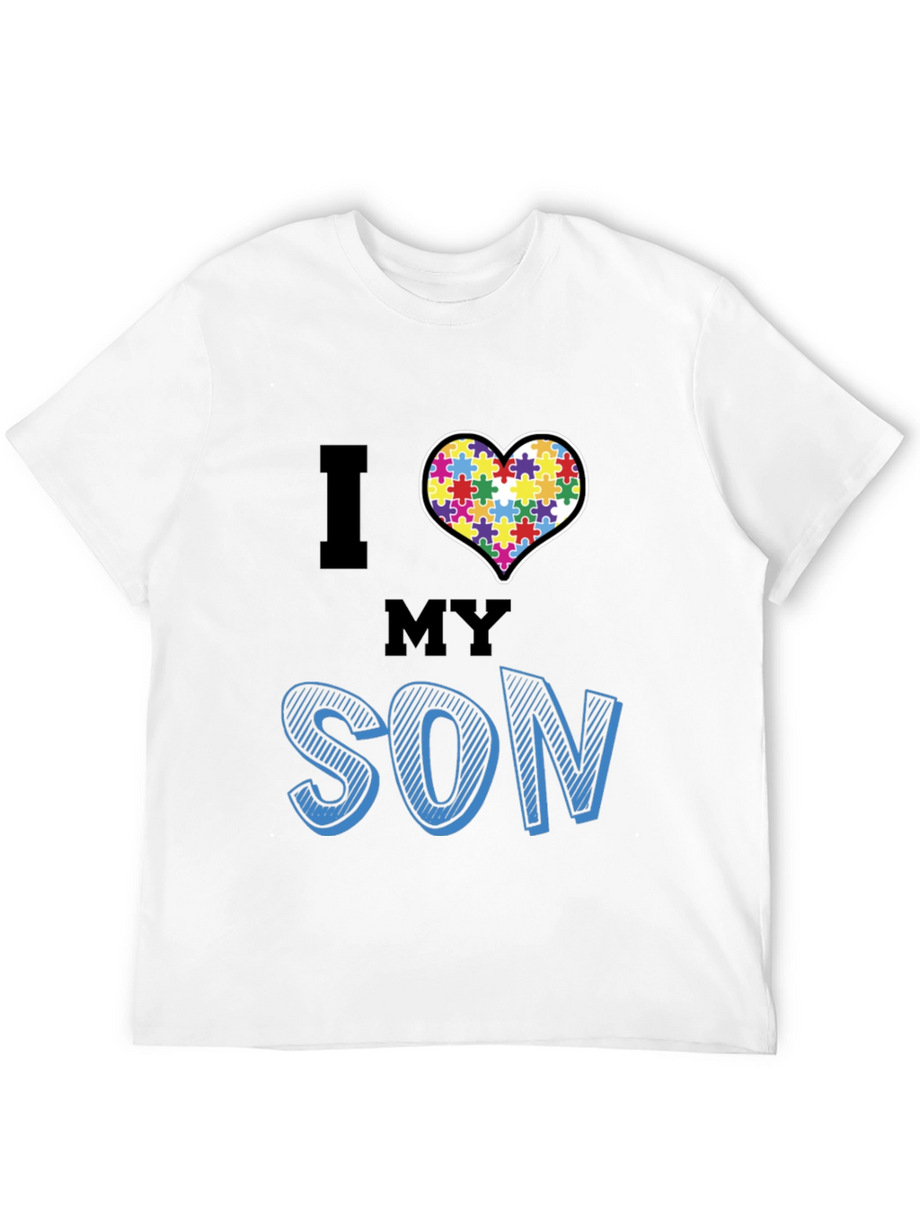 I Love My Son Autism Awareness T-Shirt