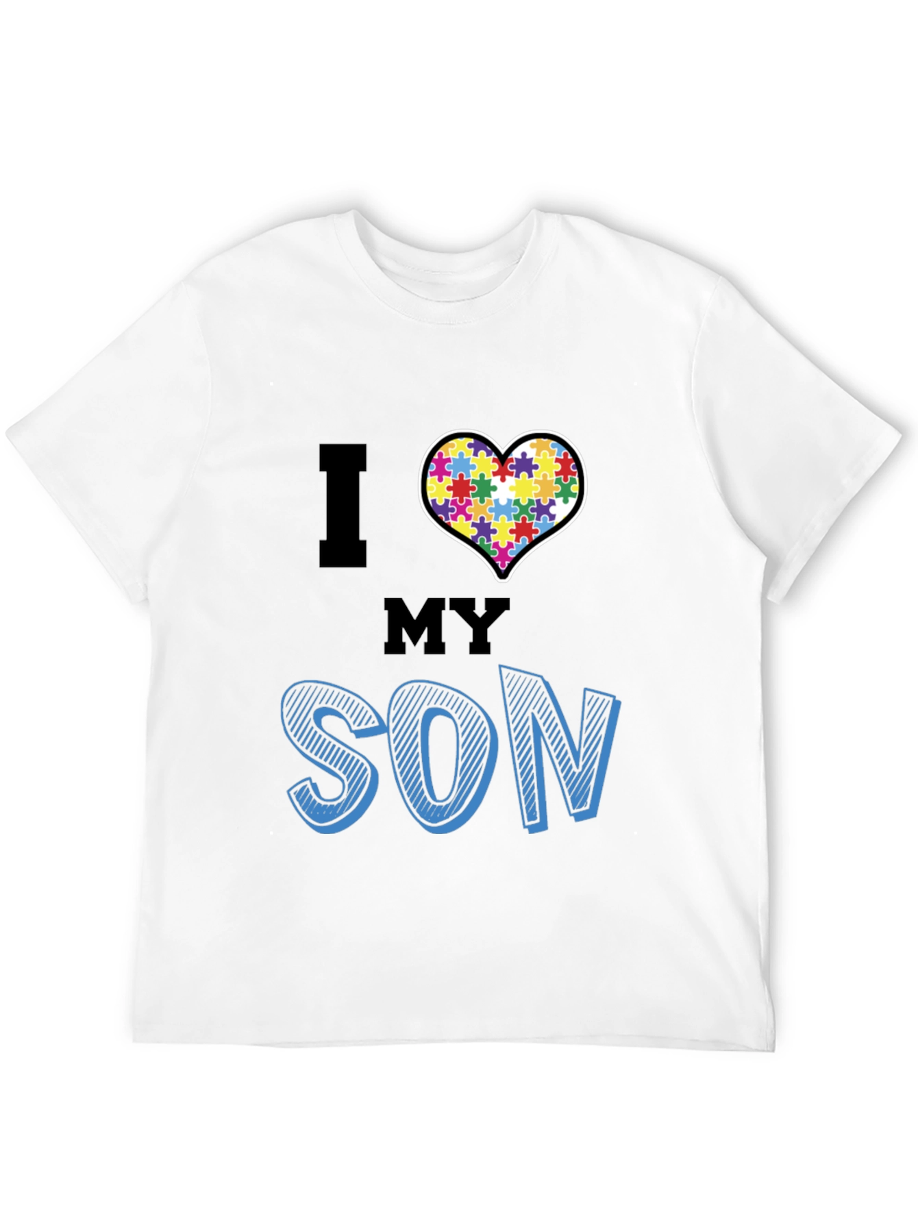 I Love My Son Autism Awareness T-Shirt