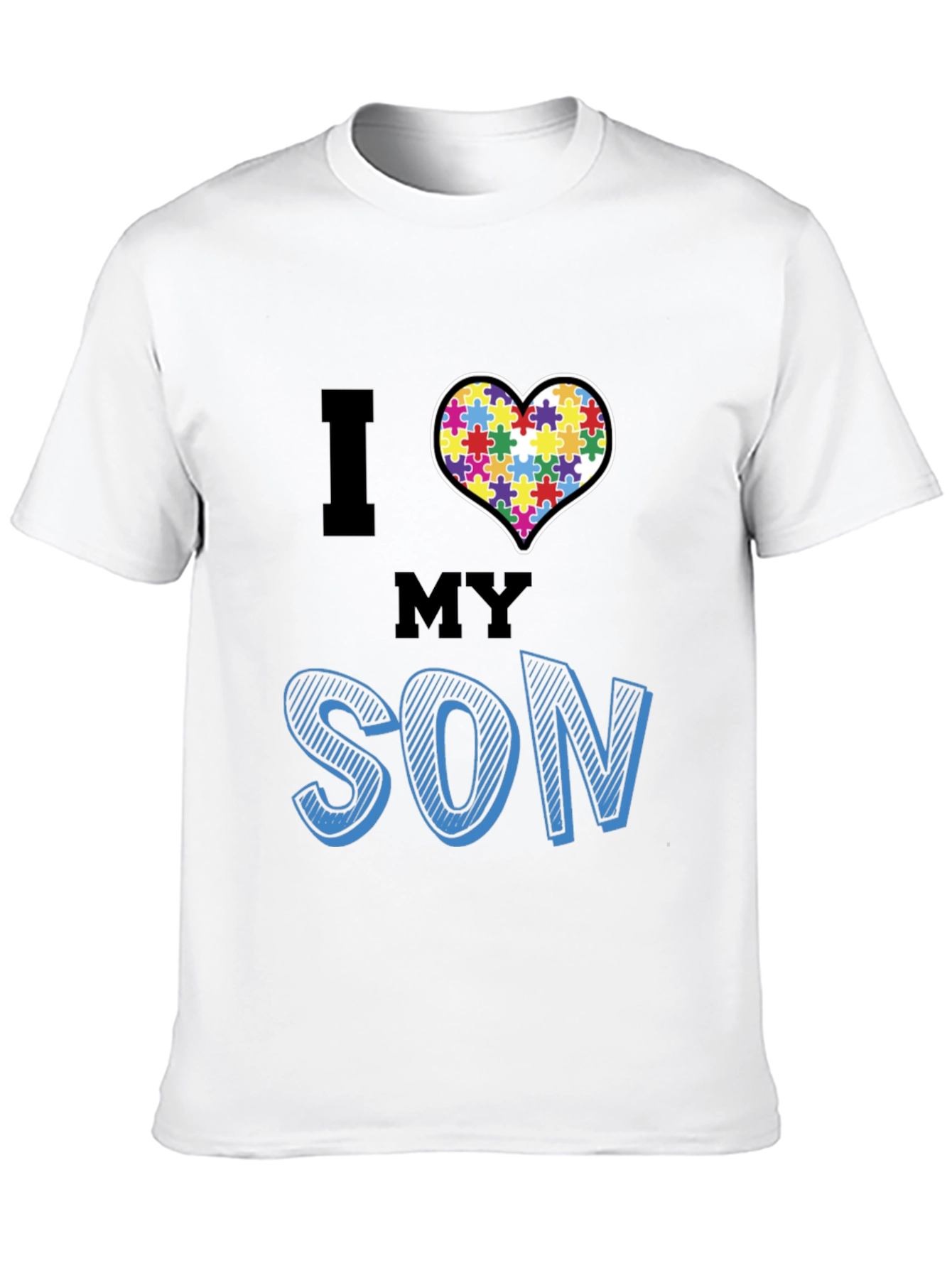 I Love My Son Autism Awareness T-Shirt
