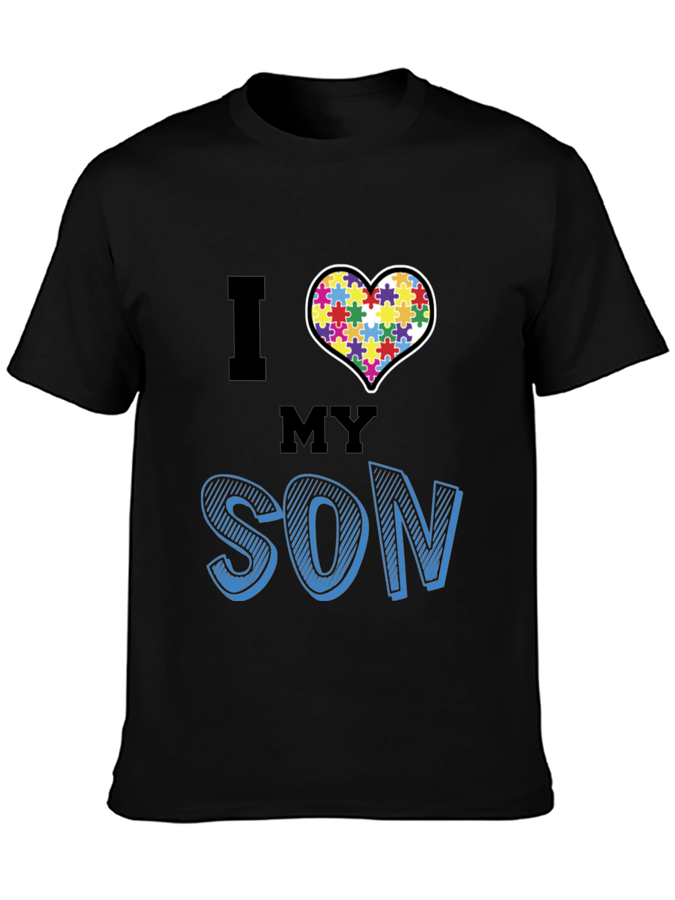I Love My Son Autism Awareness T-Shirt