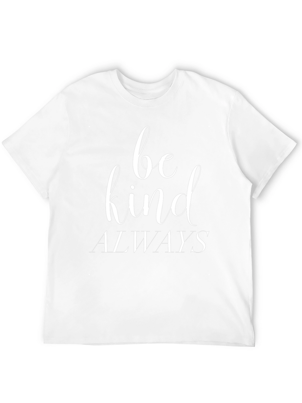 Be Kind Always Graphic Tee - Black Cotton Blend