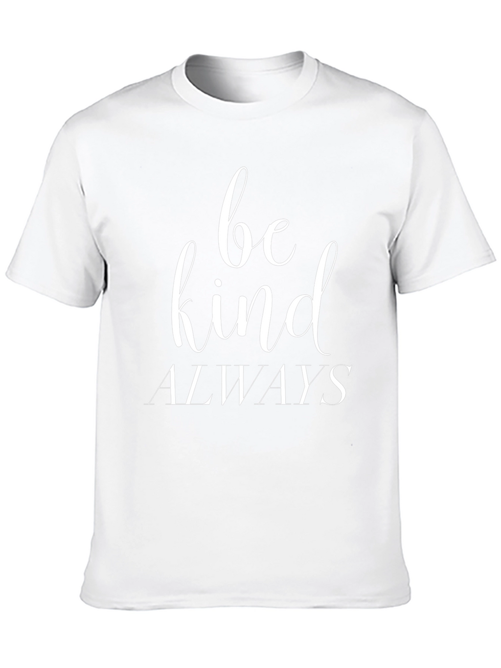 Be Kind Always Graphic Tee - Black Cotton Blend