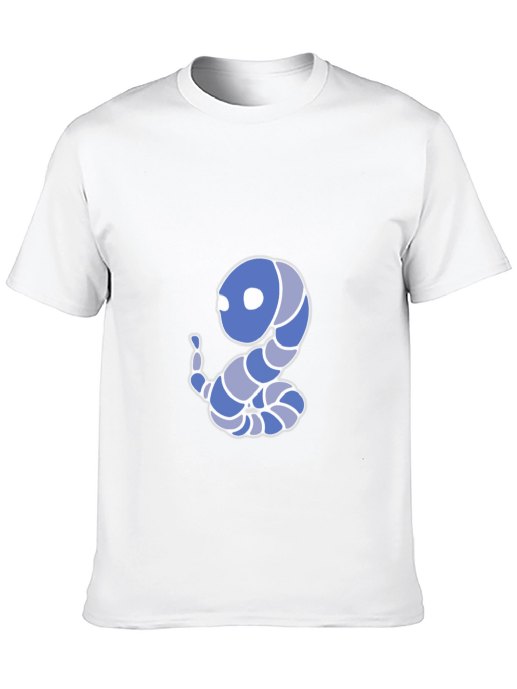 Cartoon Snake Graphic Tee - Black Cotton Blend T-Shirt
