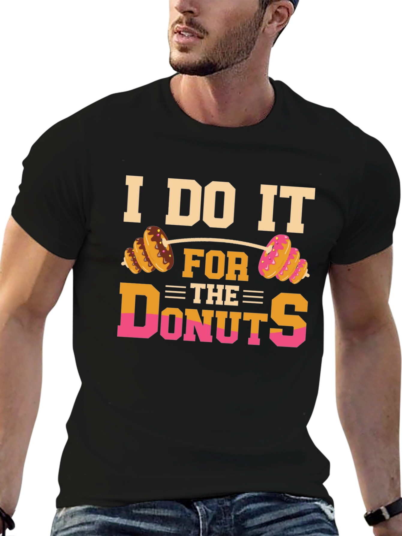 I Do It For The Donuts Graphic T-Shirt